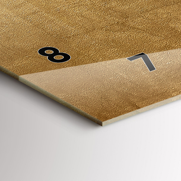 Horizontale Uhr Dekorative Leinwand