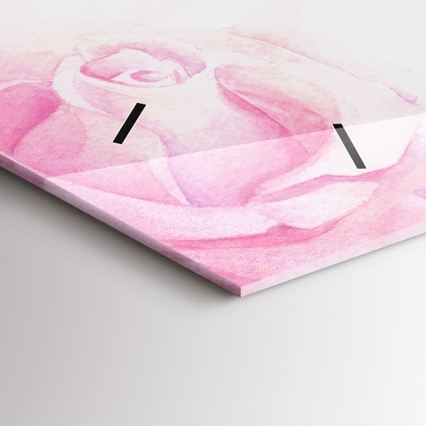 Horizontale Uhr mit motiv Abstrakte Rosen