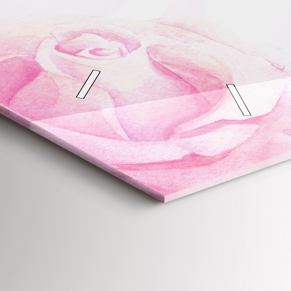 Horizontale Uhr mit motiv Abstrakte Rosen