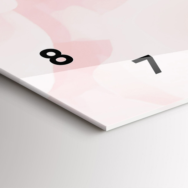 Horizontale Uhr Blühende Rosen