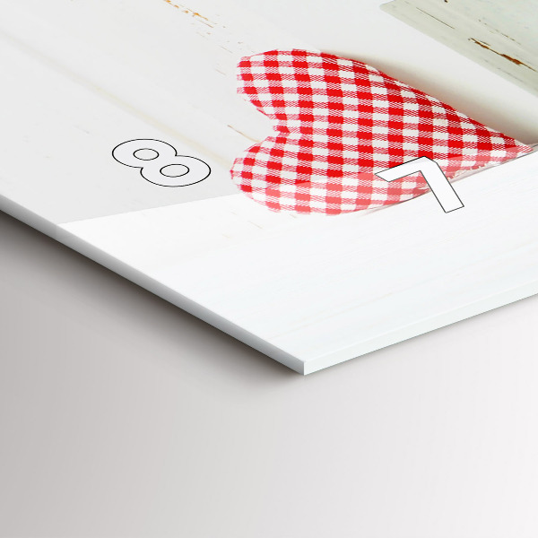 Horizontale Uhr Haus Inschrift