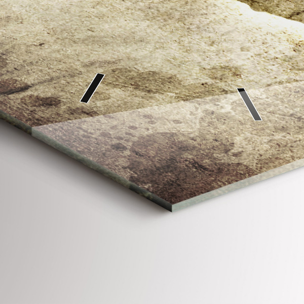 Horizontale Uhr Weltkarte