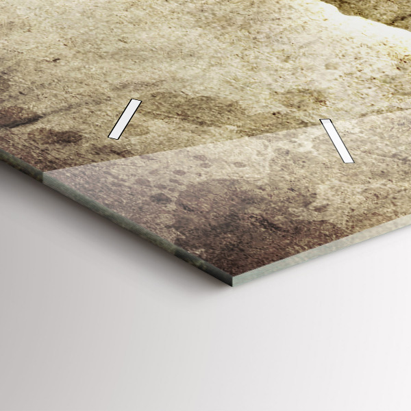 Horizontale Uhr Weltkarte