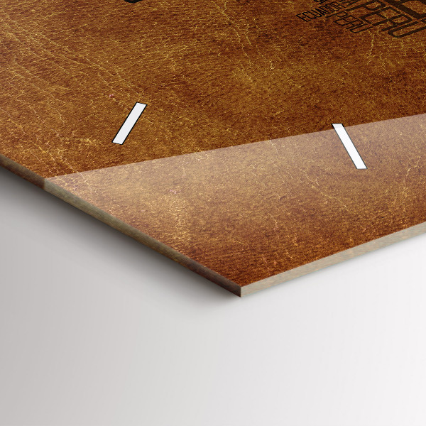 Horizontale Uhr Karte mit Ländernamen