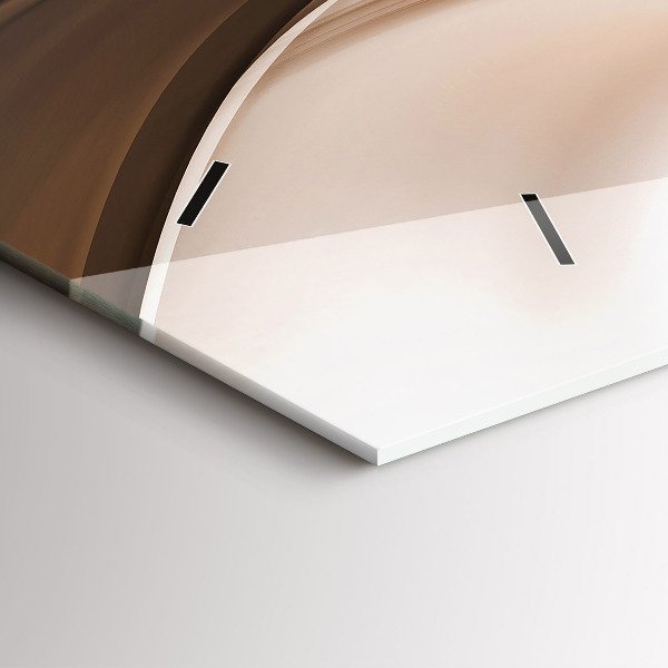 Horizontale Uhr mit motiv Abstrakte Linie