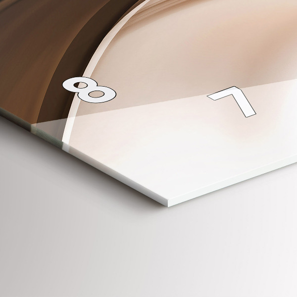 Horizontale Uhr mit motiv Abstrakte Linie