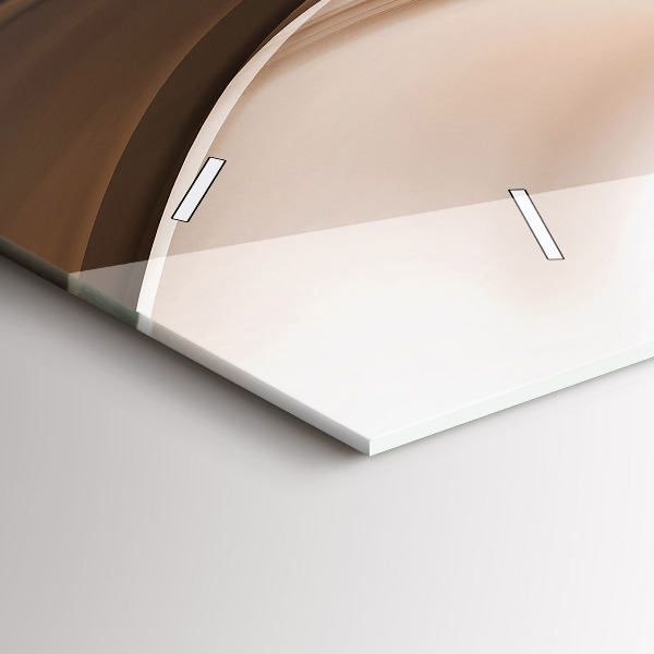 Horizontale Uhr mit motiv Abstrakte Linie