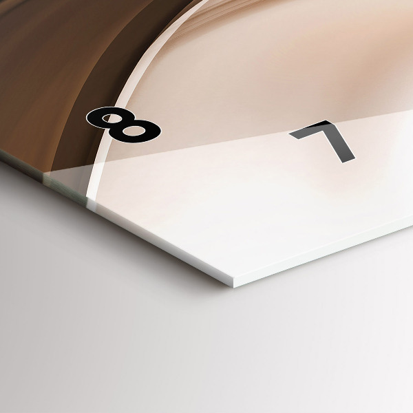 Horizontale Uhr mit motiv Abstrakte Linie