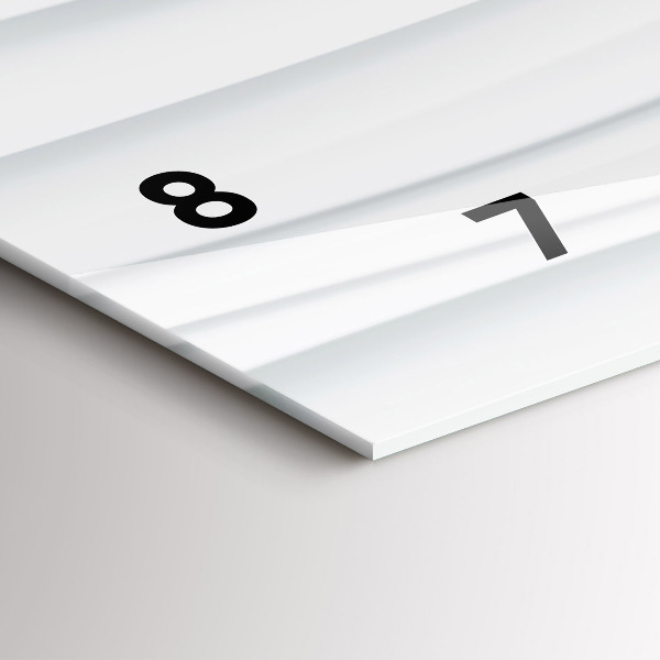 Horizontale Uhr mit motiv Textur der Wellen