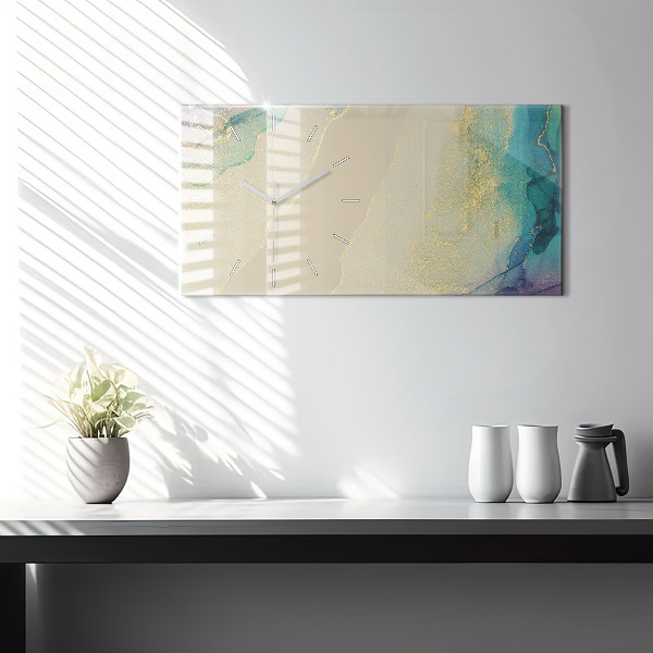 Horizontale Uhr Elegante Abstraktion