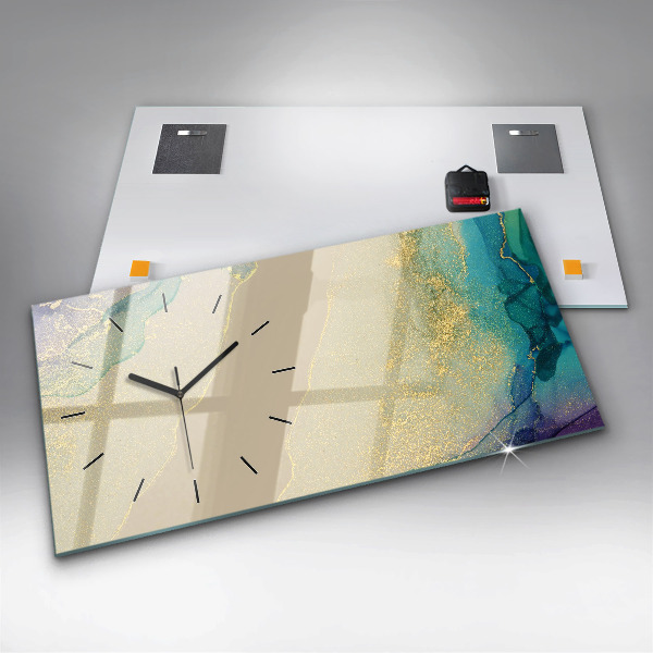 Horizontale Uhr Elegante Abstraktion