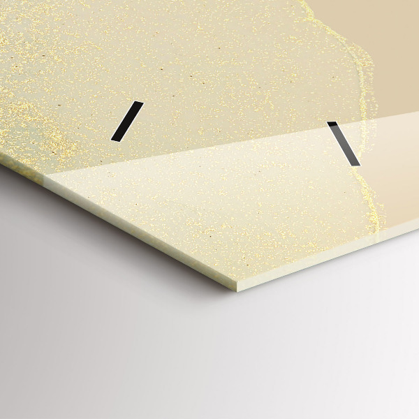 Horizontale Uhr Elegante Abstraktion