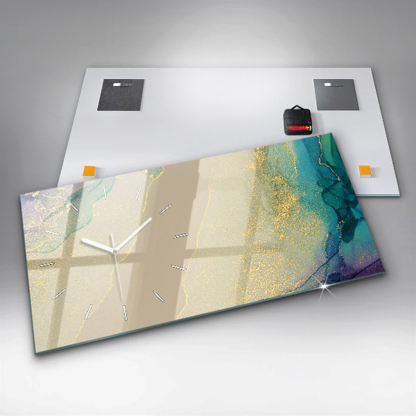 Horizontale Uhr Elegante Abstraktion