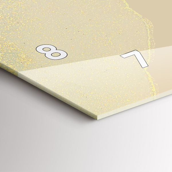 Horizontale Uhr Elegante Abstraktion