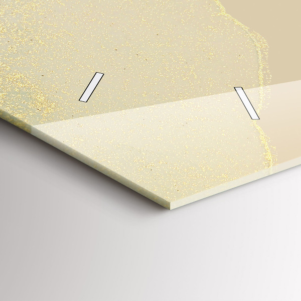 Horizontale Uhr Elegante Abstraktion