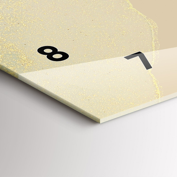 Horizontale Uhr Elegante Abstraktion