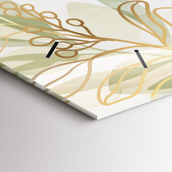 Horizontale Uhr mit motiv Pastell abstrakt