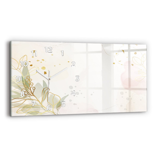Horizontale Uhr mit motiv Pastell abstrakt