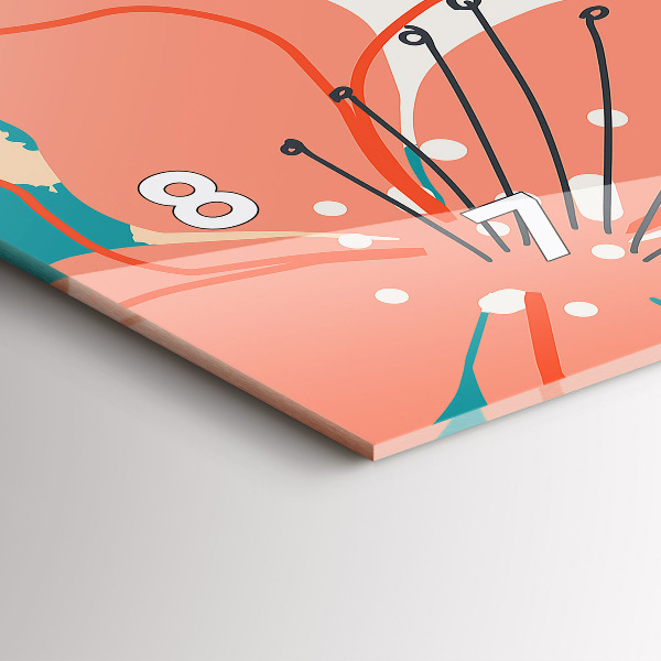 Horizontale Uhr Hawaiianische Pflanzen