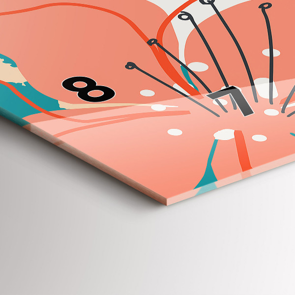 Horizontale Uhr Hawaiianische Pflanzen