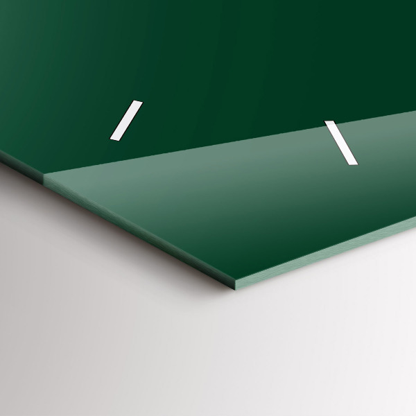 Horizontale Uhr Farbe Flasche grün