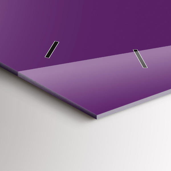 Horizontale Uhr Farbe lila