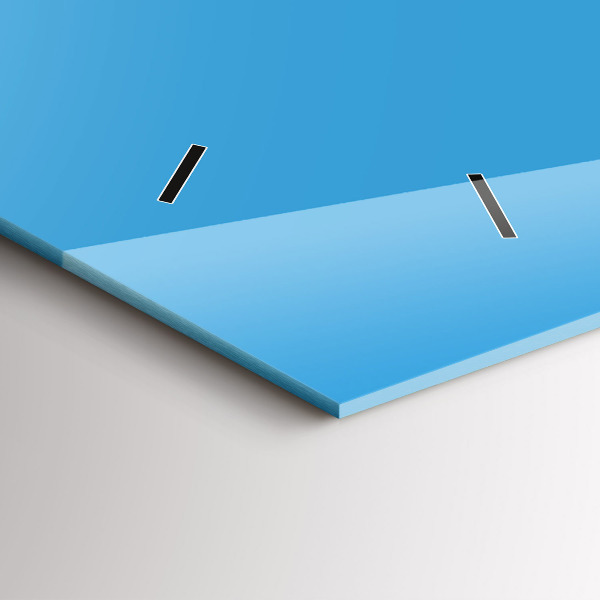 Horizontale Uhr Die Farbe Blau