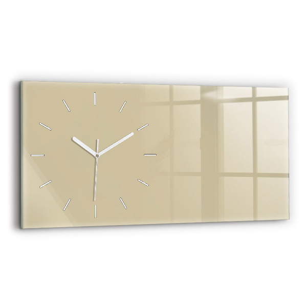 Horizontale Uhr Farbe beige