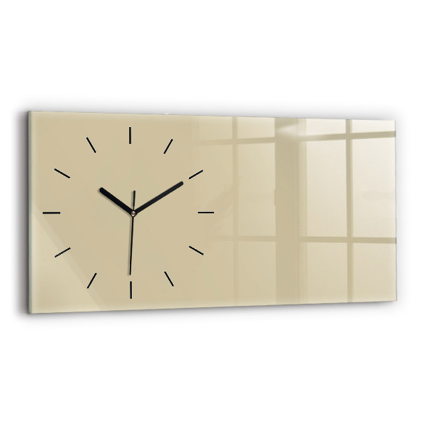 Horizontale Uhr Farbe beige