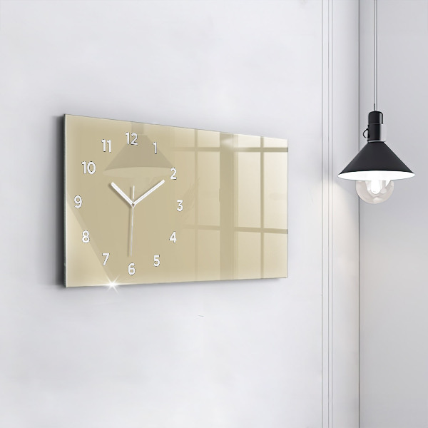Horizontale Uhr Farbe beige