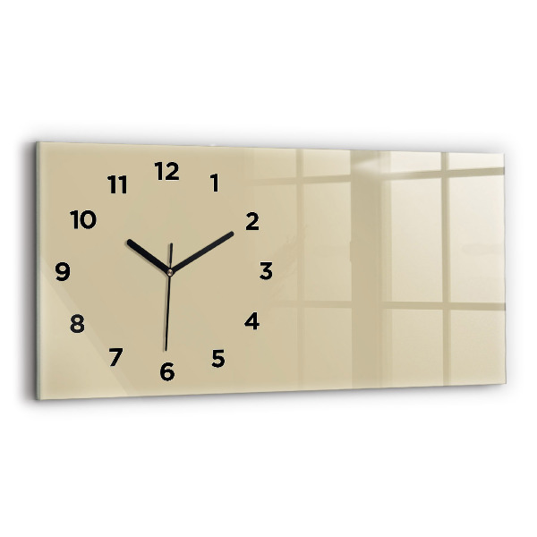 Horizontale Uhr Farbe beige