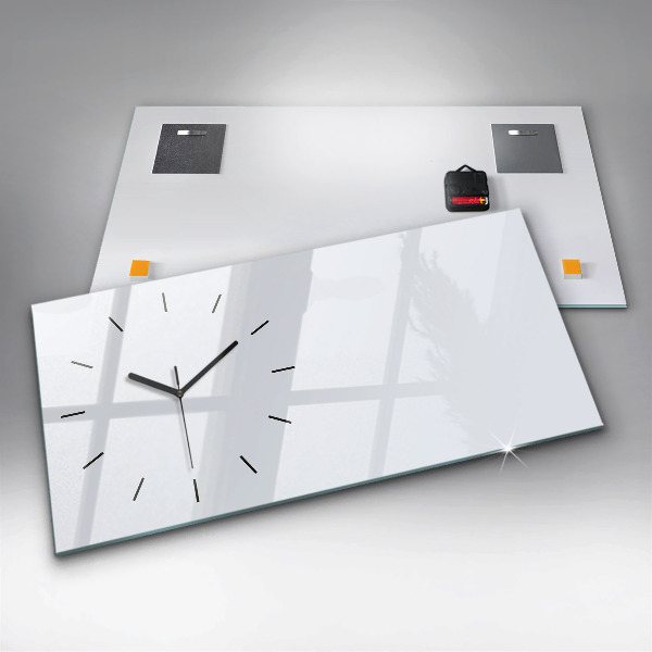 Horizontale Uhr Farbe dunkelweiß