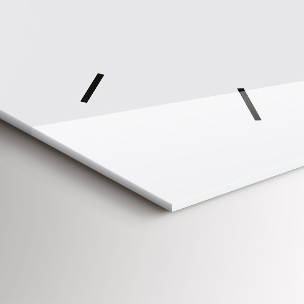 Horizontale Uhr Farbe dunkelweiß