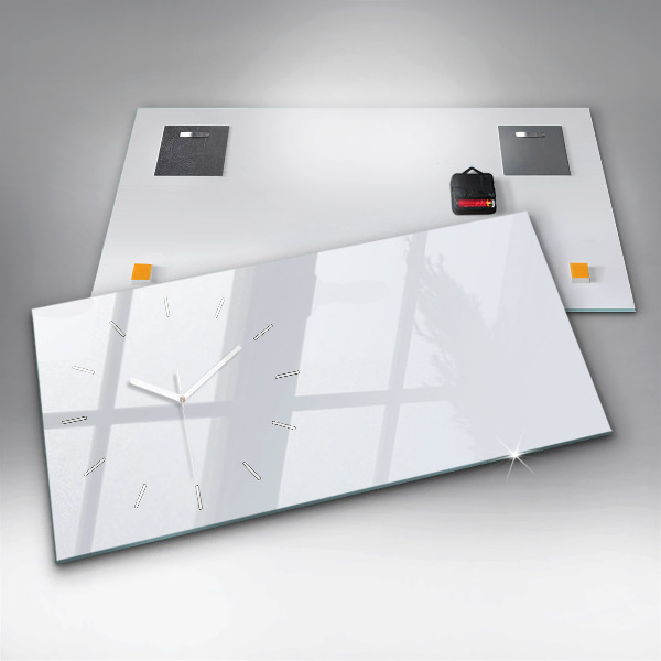 Horizontale Uhr Farbe dunkelweiß