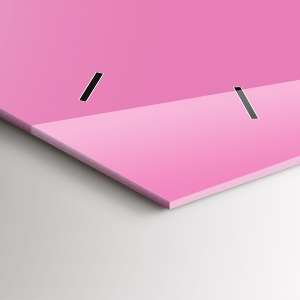 Horizontale Uhr Farbe rosa