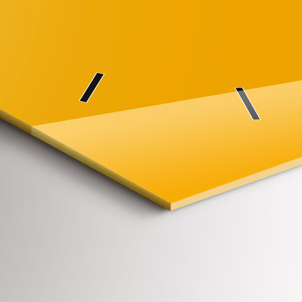 Horizontale Uhr Farbe goldgelb