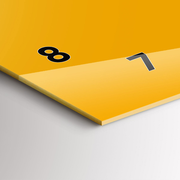 Horizontale Uhr Farbe goldgelb