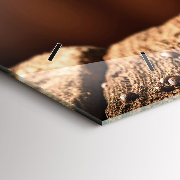 Horizontale Uhr Kaffeetasse