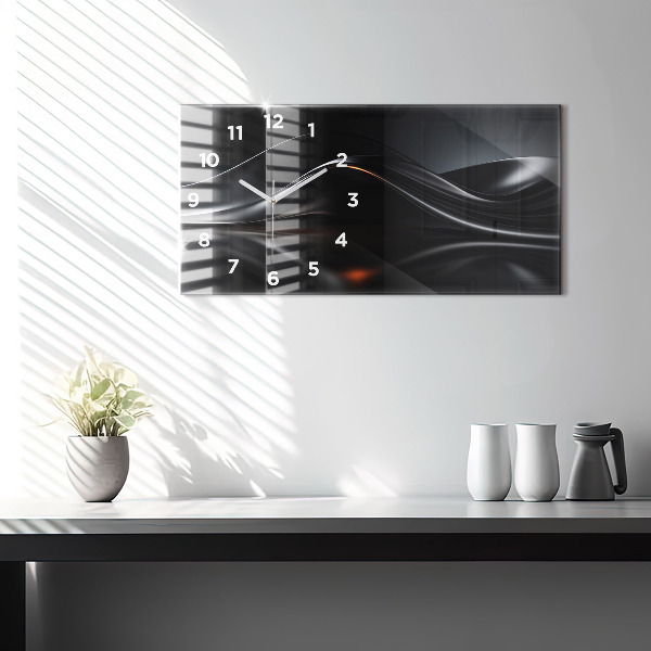 Horizontale Uhr Abstrakt