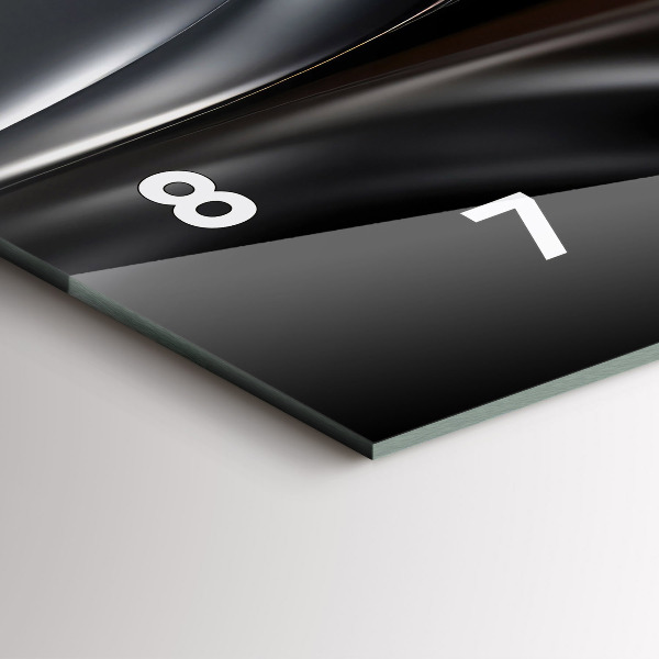 Horizontale Uhr Abstrakt