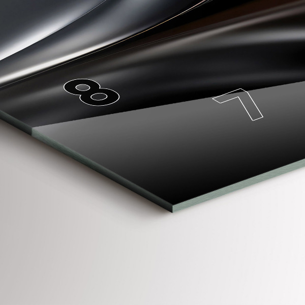 Horizontale Uhr Abstrakt