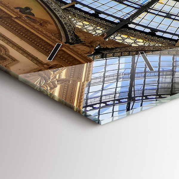 Horizontale Uhr mit motiv Einkaufszentrum in Mailand