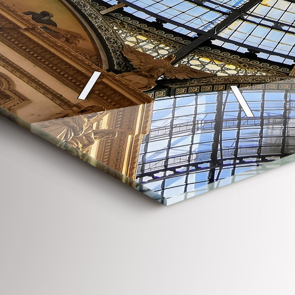 Horizontale Uhr mit motiv Einkaufszentrum in Mailand