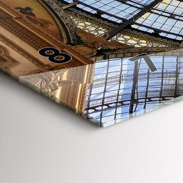 Horizontale Uhr mit motiv Einkaufszentrum in Mailand