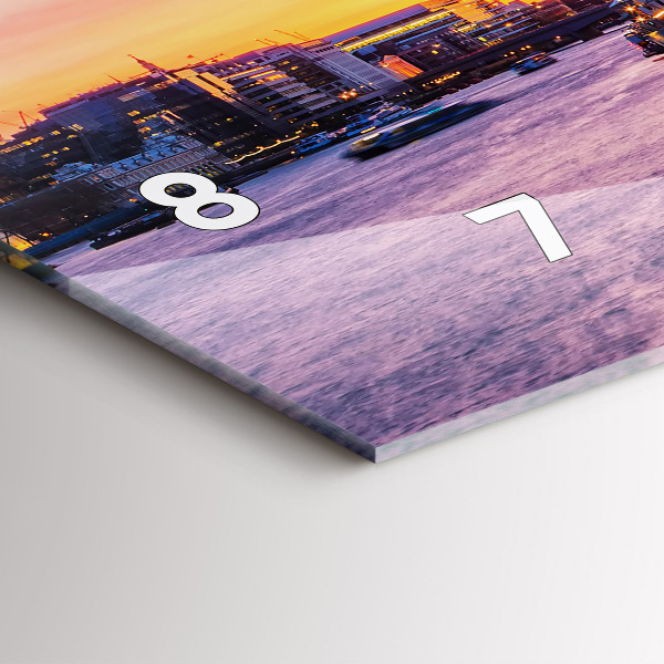 Horizontale Uhr Blick auf London