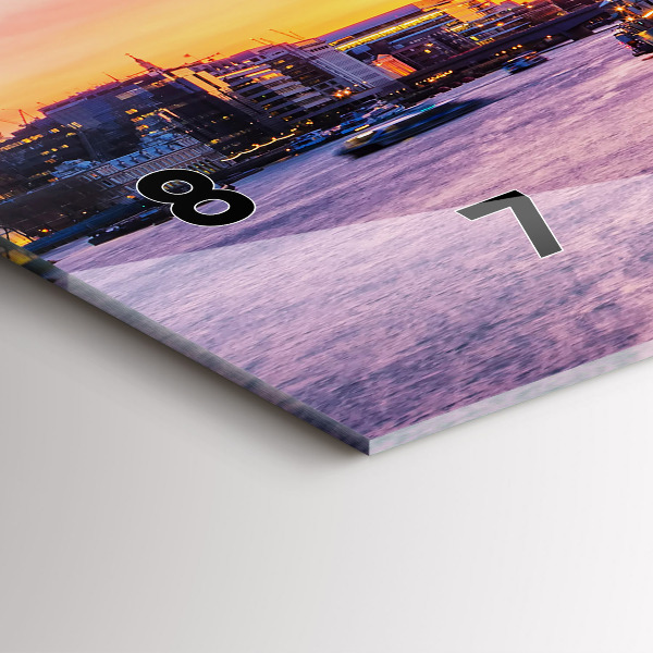 Horizontale Uhr Blick auf London