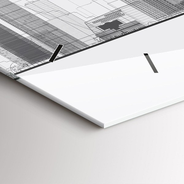 Horizontale Uhr Skyline von San Francisco