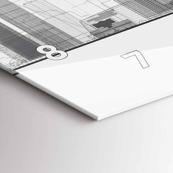 Horizontale Uhr Skyline von San Francisco