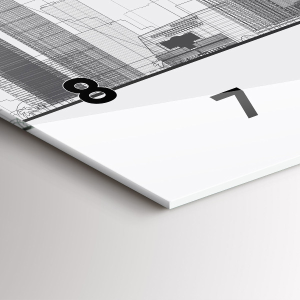 Horizontale Uhr Skyline von San Francisco