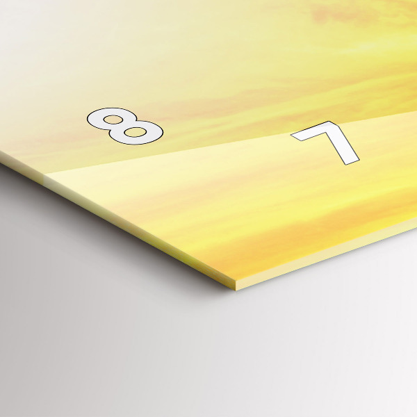 Horizontale Uhr mit motiv Eiffelturm in Paris